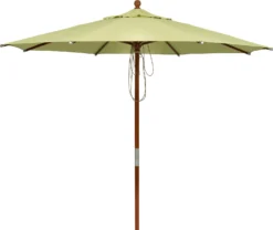 Intratuin Parasol Napoli Groen 80+UV D 300 Cm