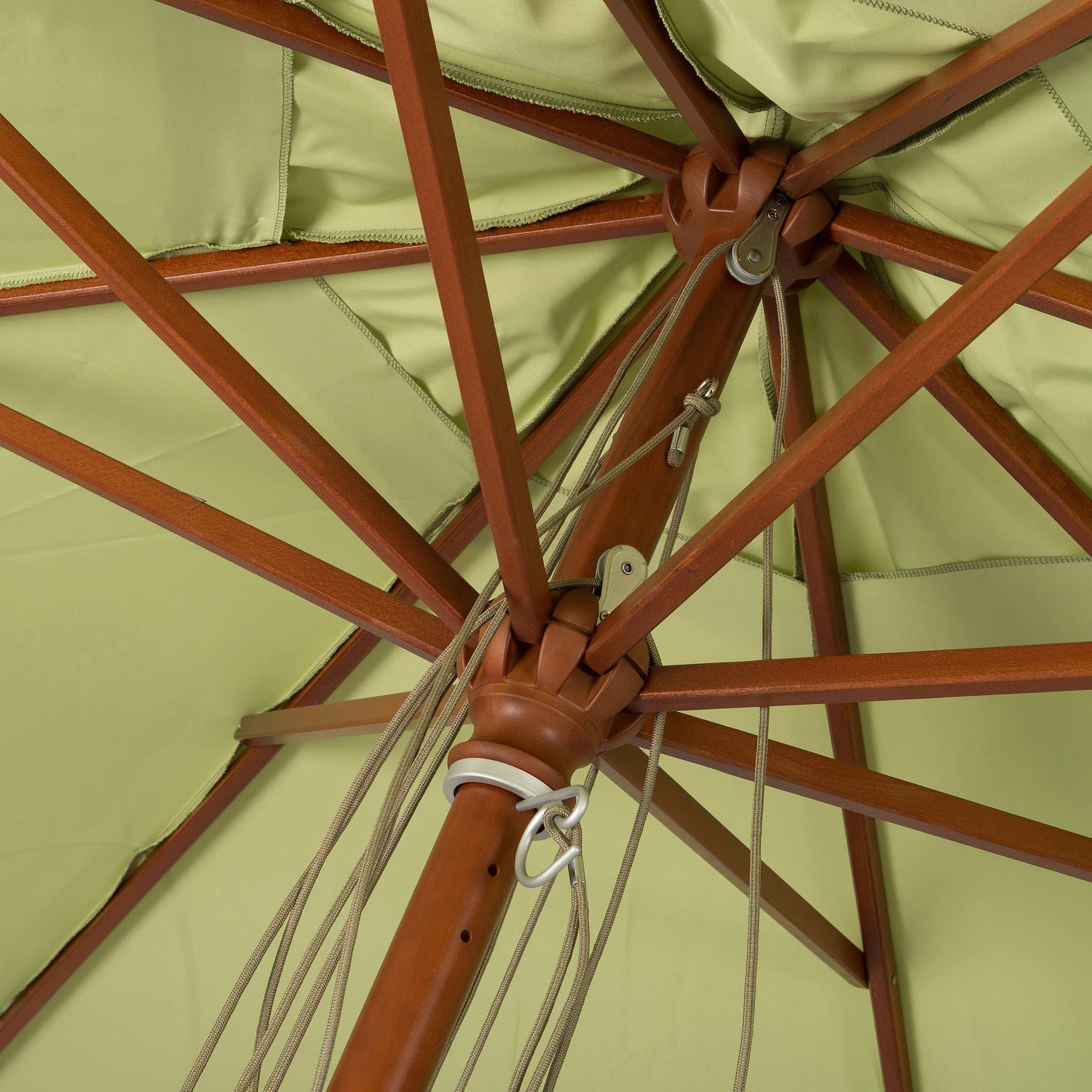 Intratuin Parasol Napoli Groen 80+UV D 300 Cm 3 Intratuin Parasol Napoli Groen 80+UV D 300 Cm - Afbeelding 3