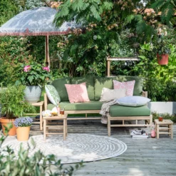 Intratuin Buitenkleed Decor Rond Beige D 180 Cm -Buiten Gereedschaps Winkel 8717263779131 3