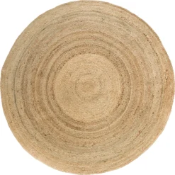 Intratuin Vloerkleed Jute Rond Naturel D 150 Cm