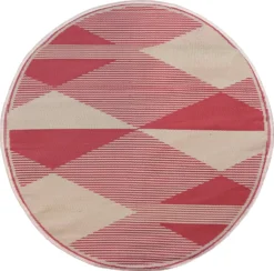 Intratuin Buitenkleed Lexi Rond Roze D 180 Cm