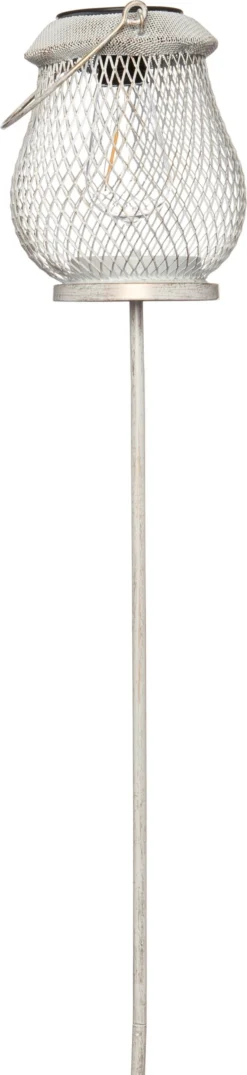 Intratuin Solar Lantaarn Wit D 13 H 100 Cm