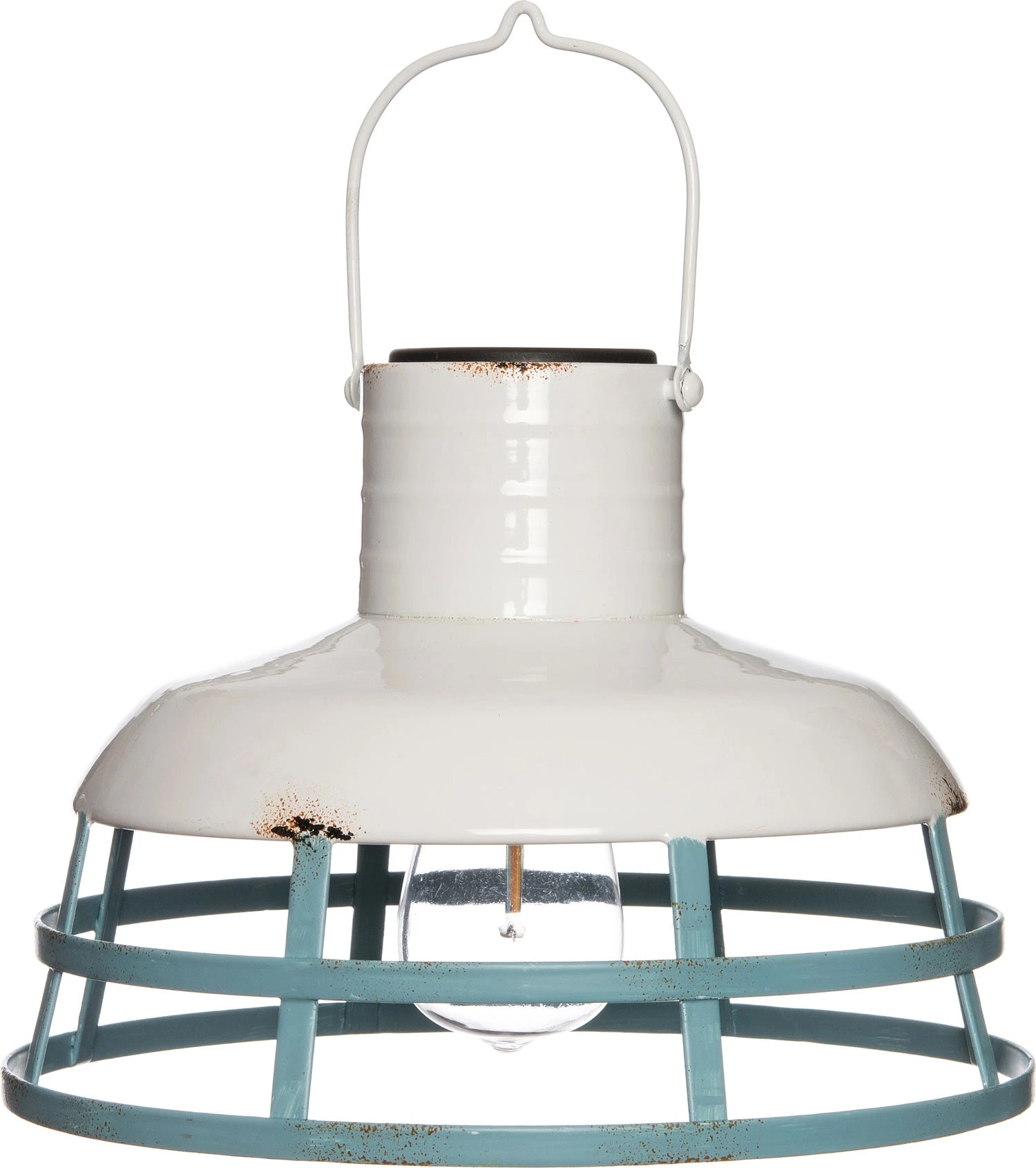 Intratuin Solar Hanglamp Wit / Blauw 28 X 28 X 22 Cm 1 Intratuin Solar Hanglamp Wit / Blauw 28 X 28 X 22 Cm