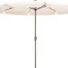 Intratuin Parasol Chios Wit 80+UV D 350 Cm