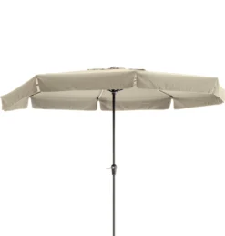 Intratuin Parasol Chios Taupe 80+UV D 350 Cm