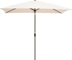 Intratuin Parasol Cadiz Wit 80+UV 300 X 200 Cm