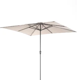 Intratuin Parasol Pallini Taupe 80+UV 280 X 280 Cm