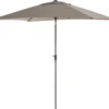 Intratuin Parasol Cadiz Taupe 80+UV 300 X 200 Cm