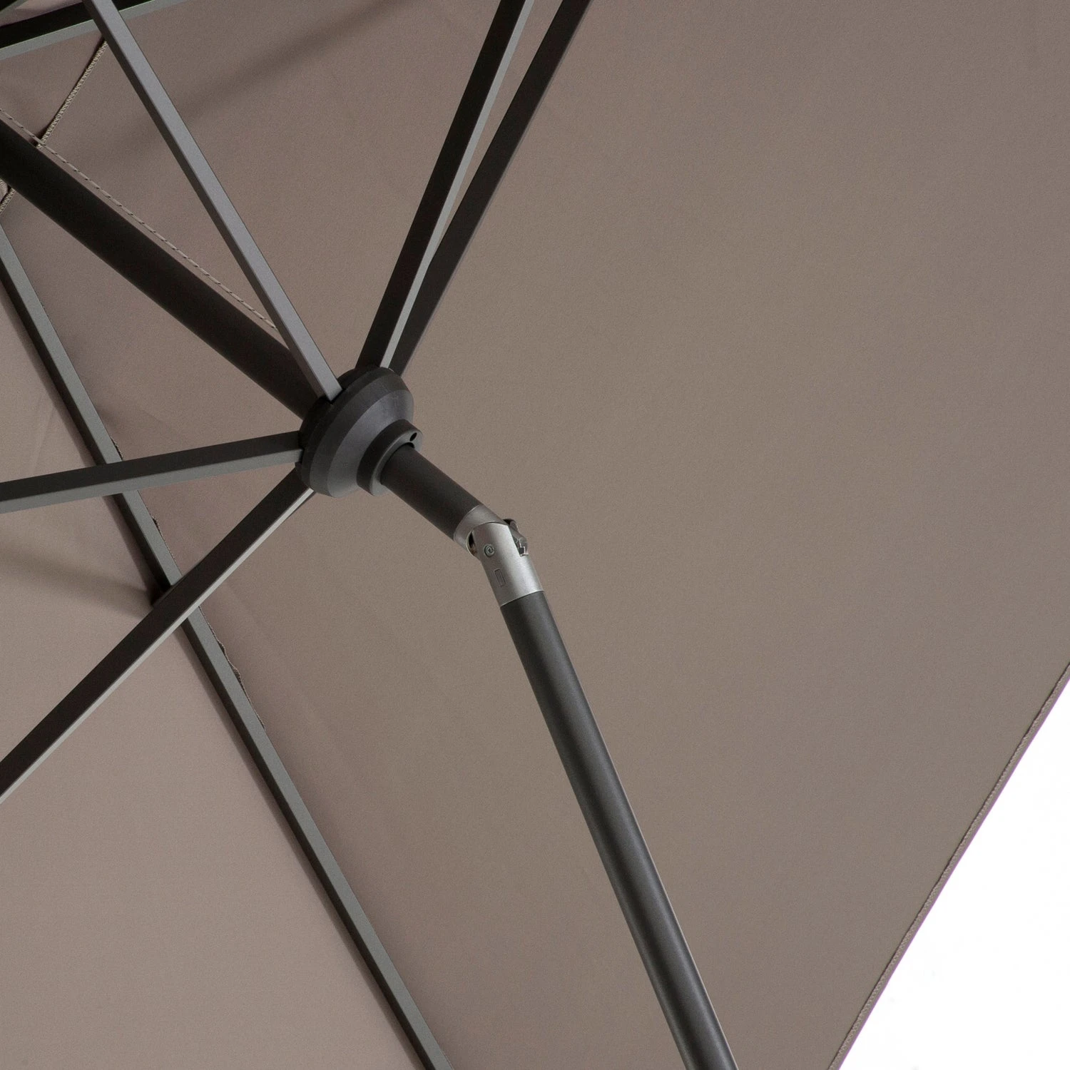 Intratuin Parasol Cadiz Taupe 80+UV 300 X 200 Cm 2 Intratuin Parasol Cadiz Taupe 80+UV 300 X 200 Cm - Afbeelding 2