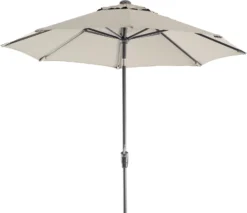 Intratuin Parasol Trinidad Crème 80+UV D 300 Cm
