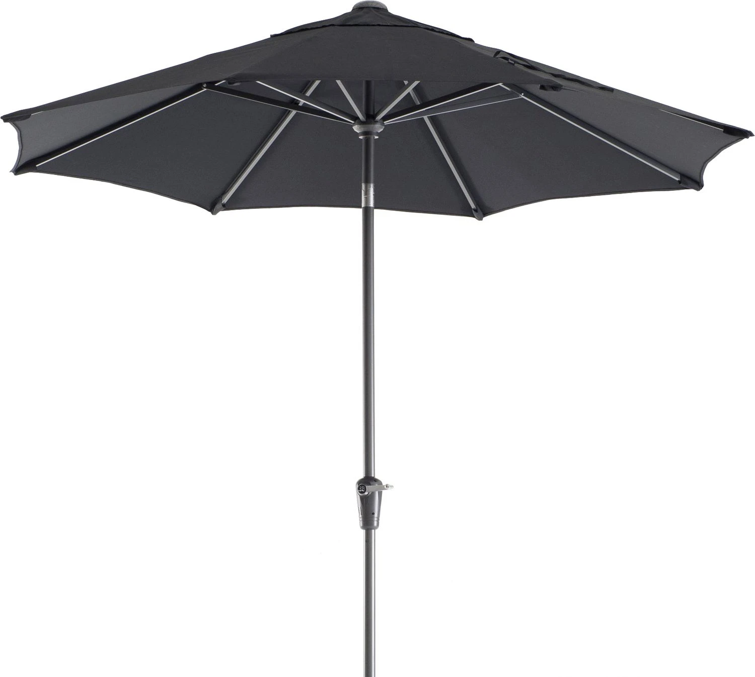 Intratuin Parasol Trinidad Zwart 80+UV D 300 Cm 1 Intratuin Parasol Trinidad Zwart 80+UV D 300 Cm