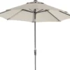 Intratuin Parasol Trinidad Crème 80+UV D 250 Cm
