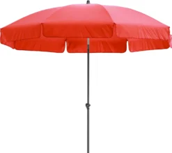 Intratuin Parasol Haiti Rood 80+UV D 200 Cm
