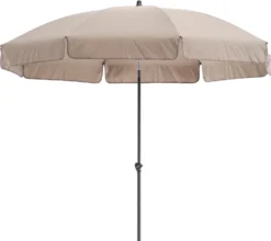 Intratuin Parasol Haiti Taupe 80+UV D 200 Cm