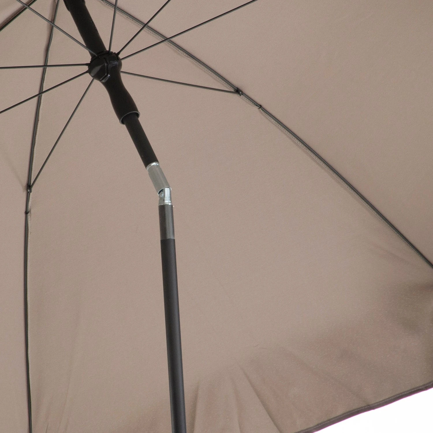 Intratuin Parasol Haiti Taupe 80+UV D 200 Cm 2 Intratuin Parasol Haiti Taupe 80+UV D 200 Cm - Afbeelding 2