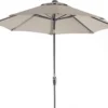 Intratuin Parasol Trinidad Taupe 80+UV D 250 Cm