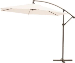 Intratuin Zweefparasol Milano D 300 Cm Wit