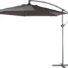 Intratuin Zweefparasol Milano Zwart 80+UV D 300 Cm