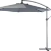 Intratuin Zweefparasol Milano Grijs 80+UV D 300 Cm