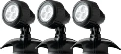 Intratuin Vijververlichting Power LED, Set Van 3 Spots