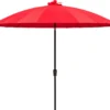 Intratuin Parasol Shanghai Rood 80+UV D 300 Cm