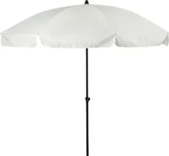 Intratuin Parasol Haiti Wit 80+UV D 200 Cm