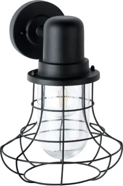 Intratuin Wandlamp Wega Zwart 25,5 X 22,5 X 31 Cm