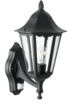 Intratuin Wandlamp Ursa Sensor Zwart 28,5 X 23 X 47 Cm