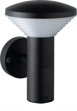 Intratuin Wandlamp Neva Zwart 14,8 X 13,2 X 18,4 Cm