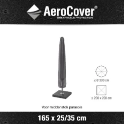 AeroCover Parasolhoes 165 X 25 X 35 Cm -Buiten Gereedschaps Winkel 8717591770152 2