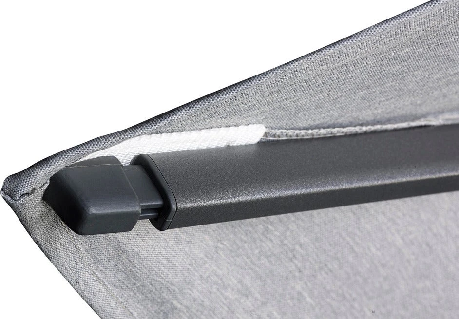 Platinum Zweefparasol Challenger T1 Zwart 50+UV 300 X 400 X 268 Cm 3 Platinum Zweefparasol Challenger T1 Zwart 50+UV 300 X 400 X 268 Cm - Afbeelding 3