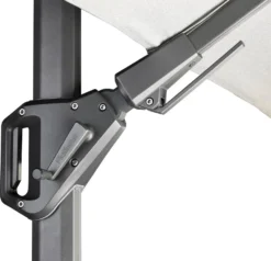 Platinum Zweefparasol Challenger T2 Antraciet 50+UV 300 X 300 X 255 Cm -Buiten Gereedschaps Winkel 8717591779339 3