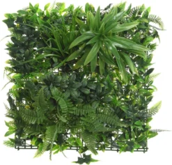 Decoris Blad Paneel Plastic 100 X 100 Cm Groen