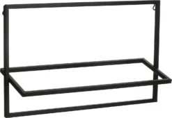 Mica Decorations Wandrek Iza Zwart 54 X 17 X 34 Cm