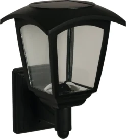 Luxform Lighting Solar Wandlamp Minnesota Zwart 18 X 20,8 X 26 Cm