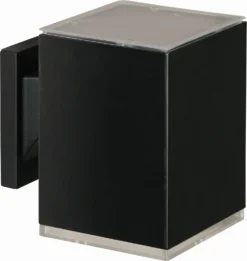 Luxform Lighting Solar Wandlamp Maine Zwart 11 X 16,7 X 15,5 Cm