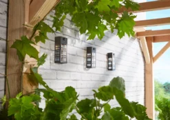 Luxform Lighting Solar Wandlamp Oregon Zwart 8,5 X 5,5 X 18 Cm -Buiten Gereedschaps Winkel 8719099230190 2