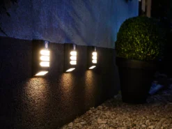 Luxform Lighting Solar Wandlamp Rana Zwart / Wit 4 X 11,5 X 15,8 Cm -Buiten Gereedschaps Winkel 8719099291993 2