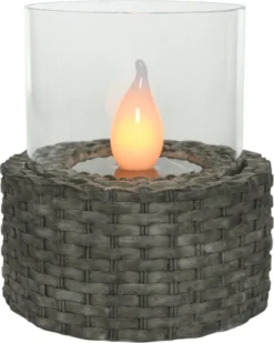 Lumineo Limineo Solar Tafellamp Grijs D 12 H 13,5 Cm