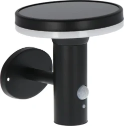 Intratuin LED Solar Wandlamp Matt D 16 H 17 Cm