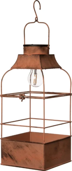 Intratuin Solar Lantaarn Roest D 18 H 40 Cm