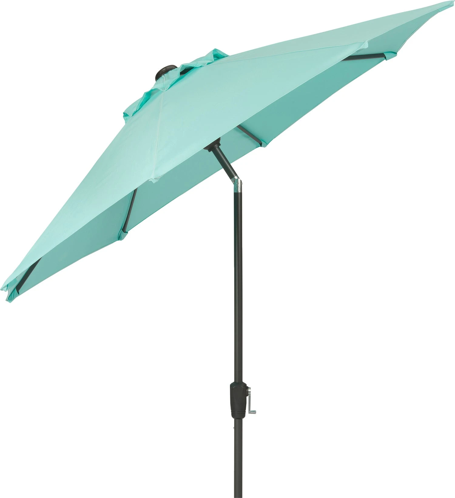 Intratuin Parasol Trinidad Lichtblauw 80+UV D 250 Cm 2 Intratuin Parasol Trinidad Lichtblauw 80+UV D 250 Cm - Afbeelding 2