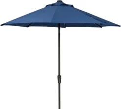 Intratuin Parasol Trinidad Blauw 80+UV D 250 Cm