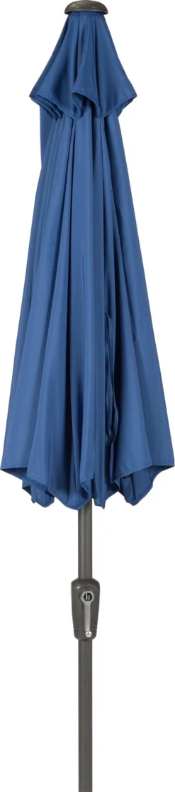 Intratuin Parasol Trinidad Blauw 80+UV D 250 Cm -Buiten Gereedschaps Winkel 8720196039654 3 scaled