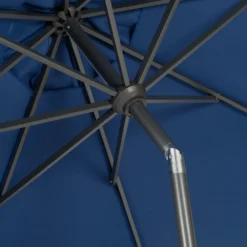 Intratuin Parasol Trinidad Blauw 80+UV D 250 Cm -Buiten Gereedschaps Winkel 8720196039654 4