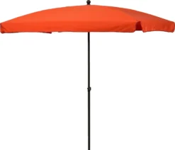 Intratuin Parasol Cuba Terracotta 80+UV 210 X 140 Cm