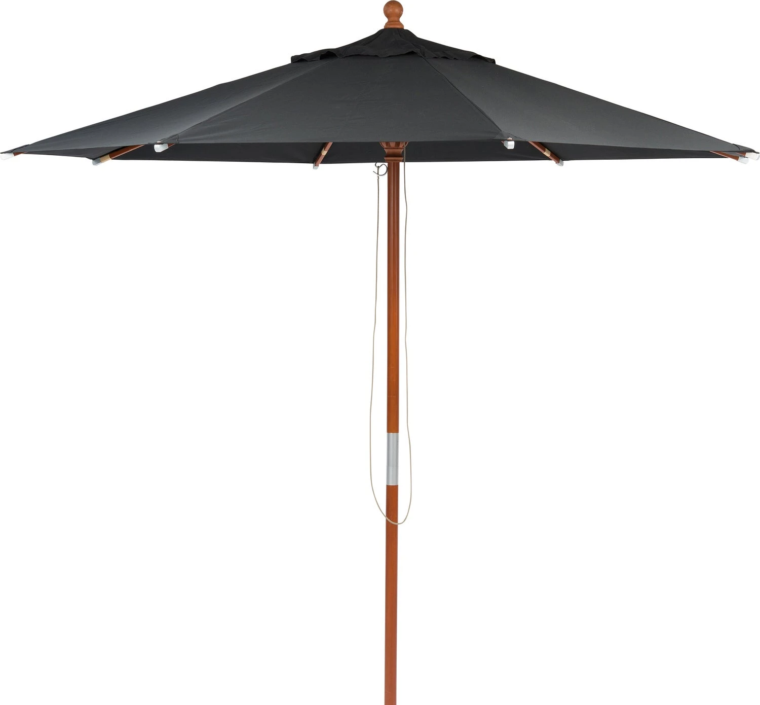 Intratuin Parasol Napoli Zwart 80+UV D 300 Cm 1 Intratuin Parasol Napoli Zwart 80+UV D 300 Cm