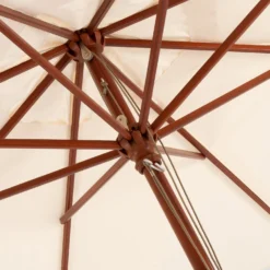 Intratuin Parasol Vienna Crème 80+UV D 300 Cm 5 Intratuin Parasol Vienna Crème 80+UV D 300 Cm -Buiten Gereedschaps Winkel 8720196116669 3