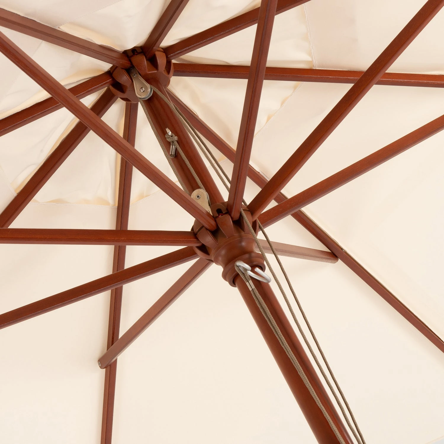 Intratuin Parasol Vienna Crème 80+UV D 300 Cm 3 Intratuin Parasol Vienna Crème 80+UV D 300 Cm - Afbeelding 3