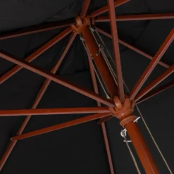 Intratuin Parasol Vienna Zwart 80+UV D 300 Cm 5 Intratuin Parasol Vienna Zwart 80+UV D 300 Cm -Buiten Gereedschaps Winkel 8720196116676 3